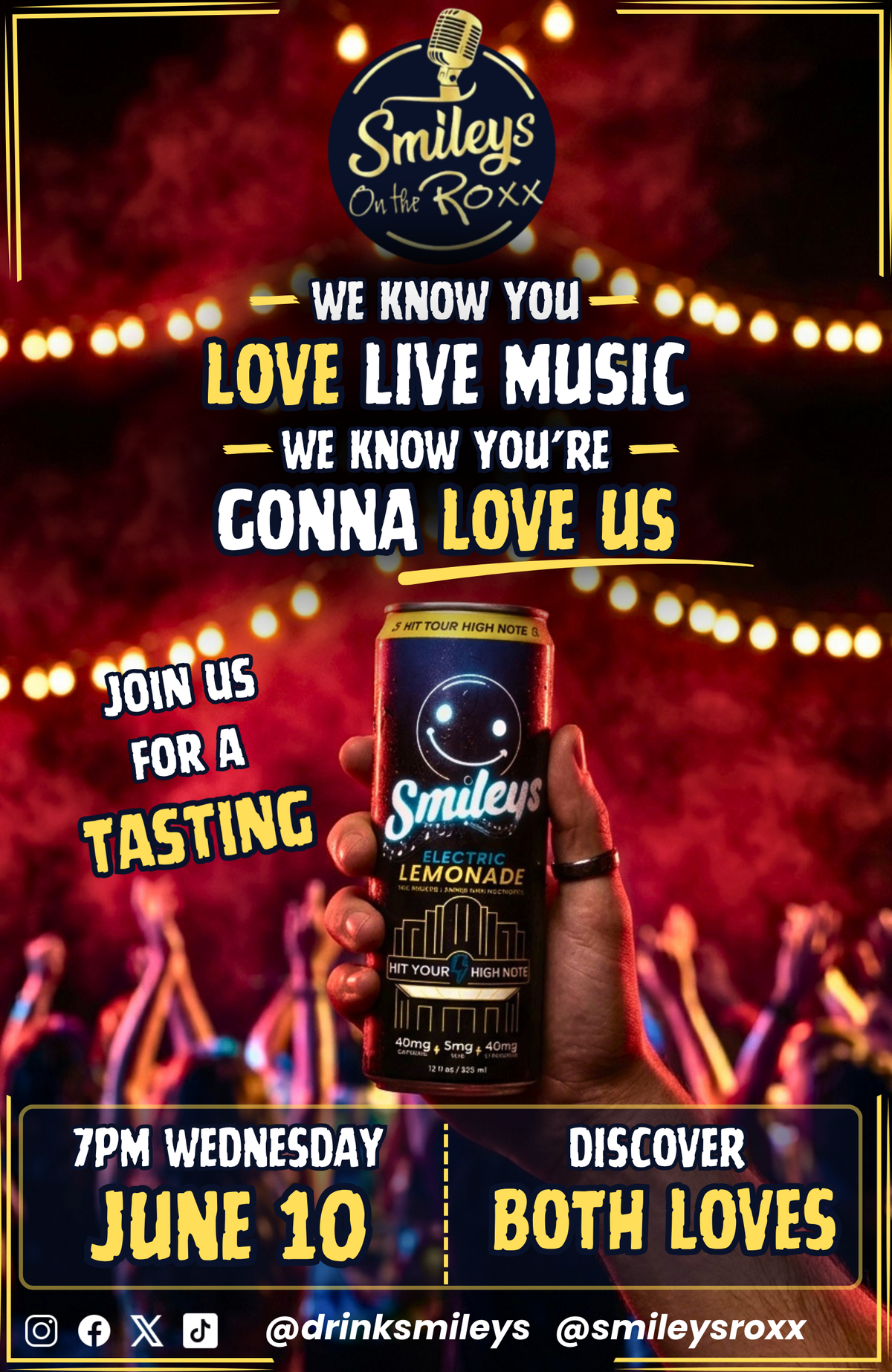 Smileys on the Roxx Tasting